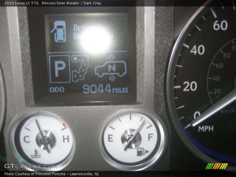 Mercury Silver Metallic / Dark Gray 2010 Lexus LX 570