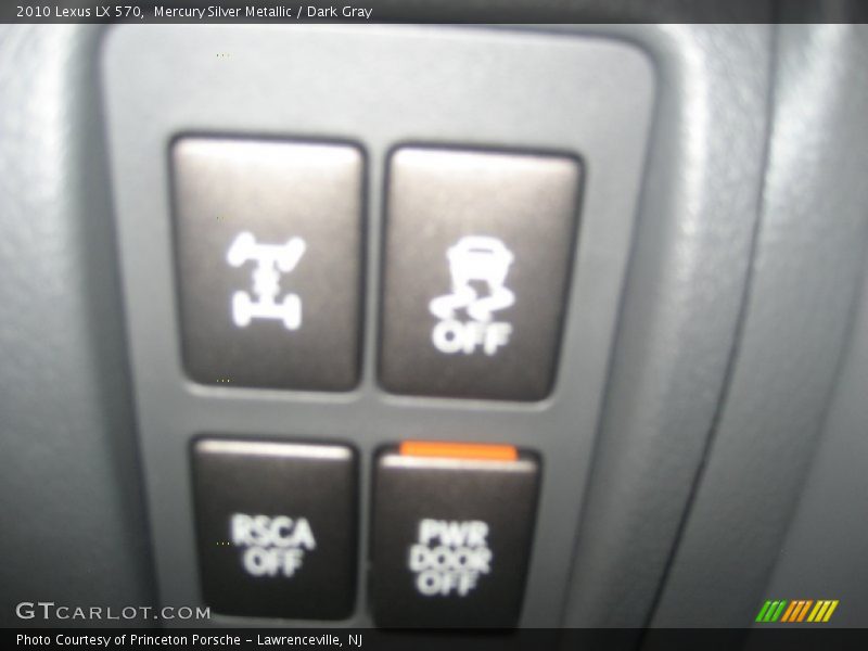 Mercury Silver Metallic / Dark Gray 2010 Lexus LX 570