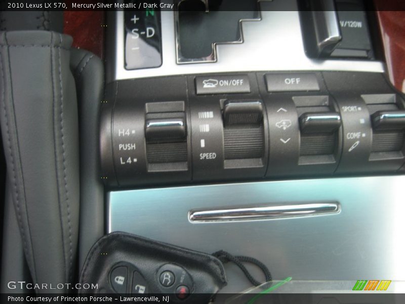 Mercury Silver Metallic / Dark Gray 2010 Lexus LX 570