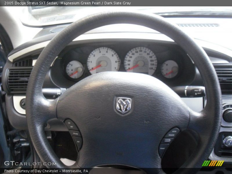 Magnesium Green Pearl / Dark Slate Gray 2005 Dodge Stratus SXT Sedan