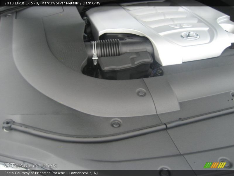 Mercury Silver Metallic / Dark Gray 2010 Lexus LX 570