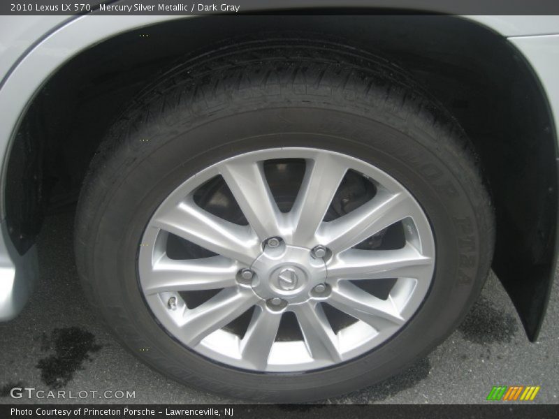 Mercury Silver Metallic / Dark Gray 2010 Lexus LX 570