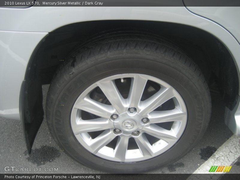 Mercury Silver Metallic / Dark Gray 2010 Lexus LX 570