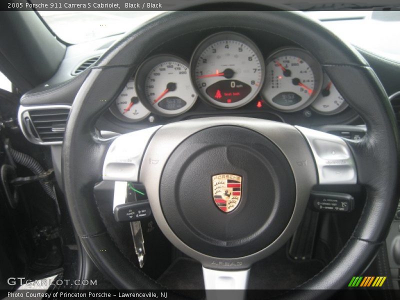 Black / Black 2005 Porsche 911 Carrera S Cabriolet