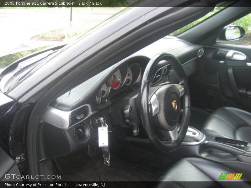 Black / Black 2005 Porsche 911 Carrera S Cabriolet