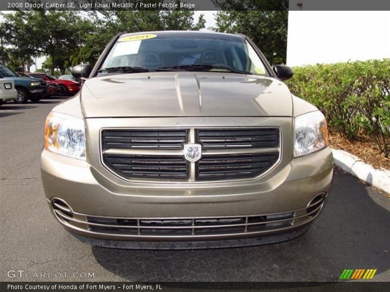 Light Khaki Metallic / Pastel Pebble Beige 2008 Dodge Caliber SE
