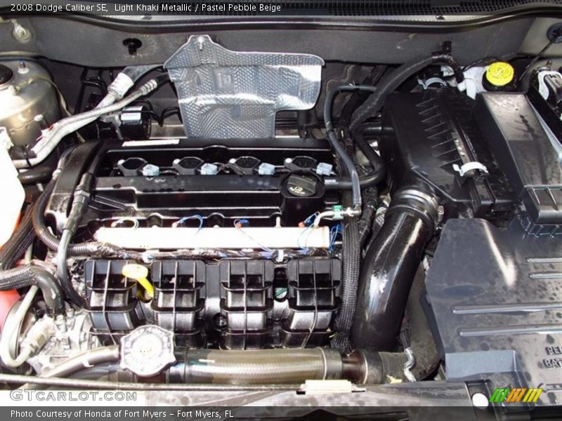Light Khaki Metallic / Pastel Pebble Beige 2008 Dodge Caliber SE