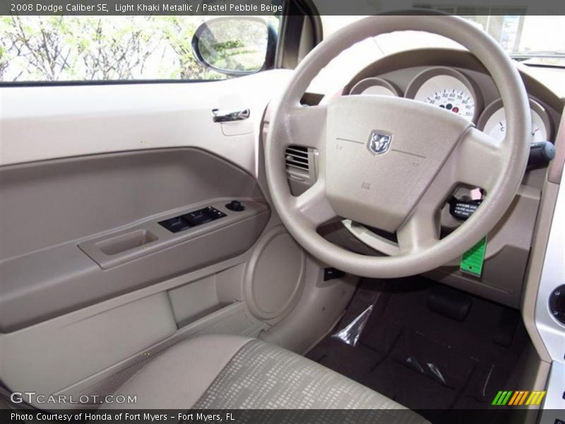 Light Khaki Metallic / Pastel Pebble Beige 2008 Dodge Caliber SE