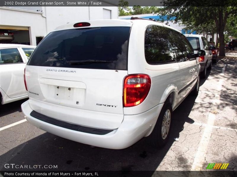 Stone White / Taupe 2002 Dodge Grand Caravan Sport