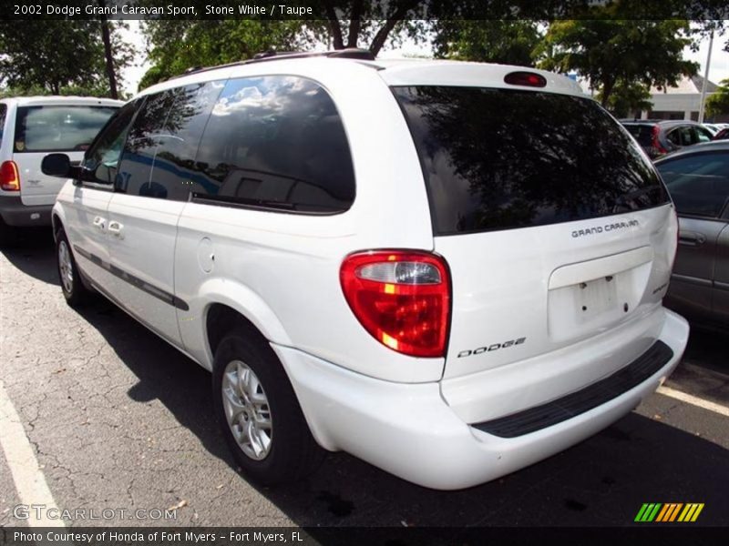 Stone White / Taupe 2002 Dodge Grand Caravan Sport