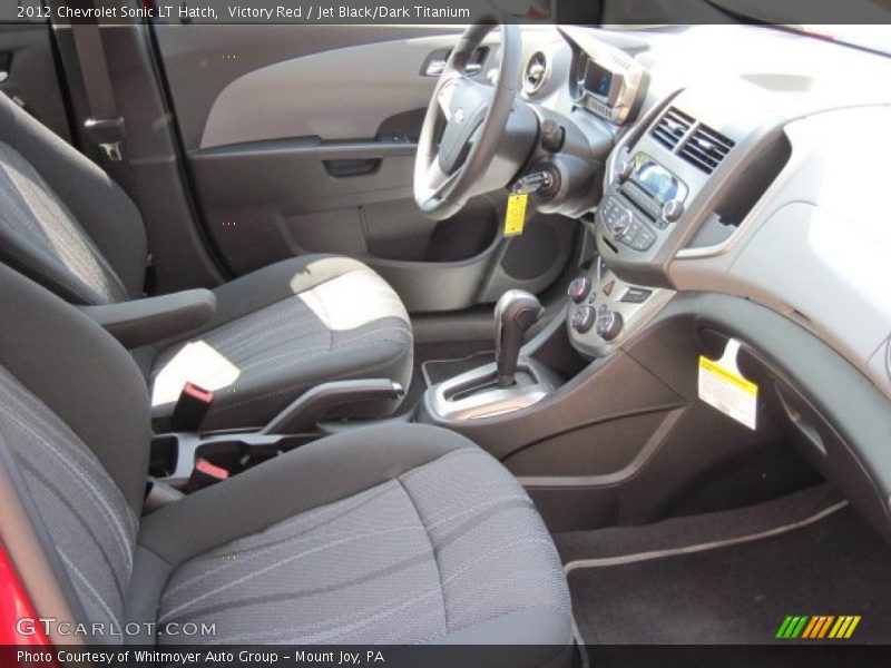 Victory Red / Jet Black/Dark Titanium 2012 Chevrolet Sonic LT Hatch