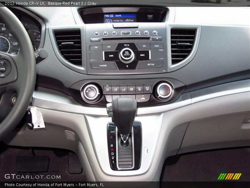 Controls of 2012 CR-V LX