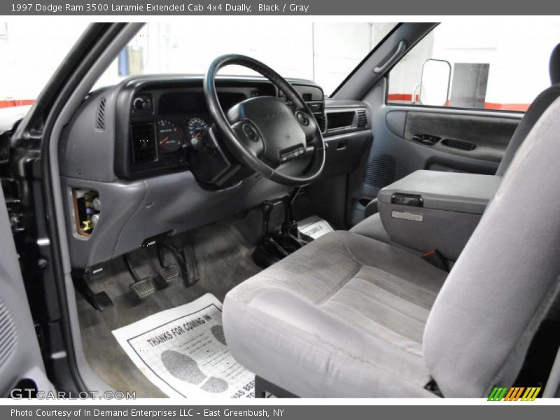  1997 Ram 3500 Laramie Extended Cab 4x4 Dually Gray Interior
