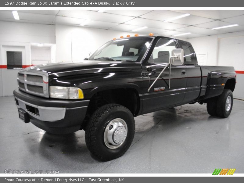 Front 3/4 View of 1997 Ram 3500 Laramie Extended Cab 4x4 Dually