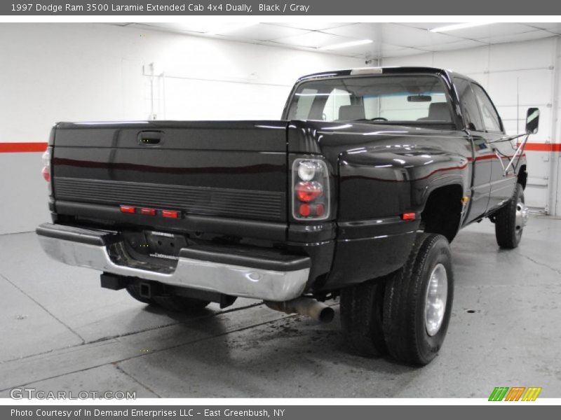 Black / Gray 1997 Dodge Ram 3500 Laramie Extended Cab 4x4 Dually
