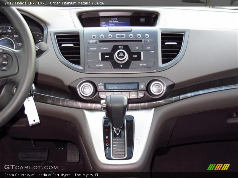 Urban Titanium Metallic / Beige 2012 Honda CR-V EX-L