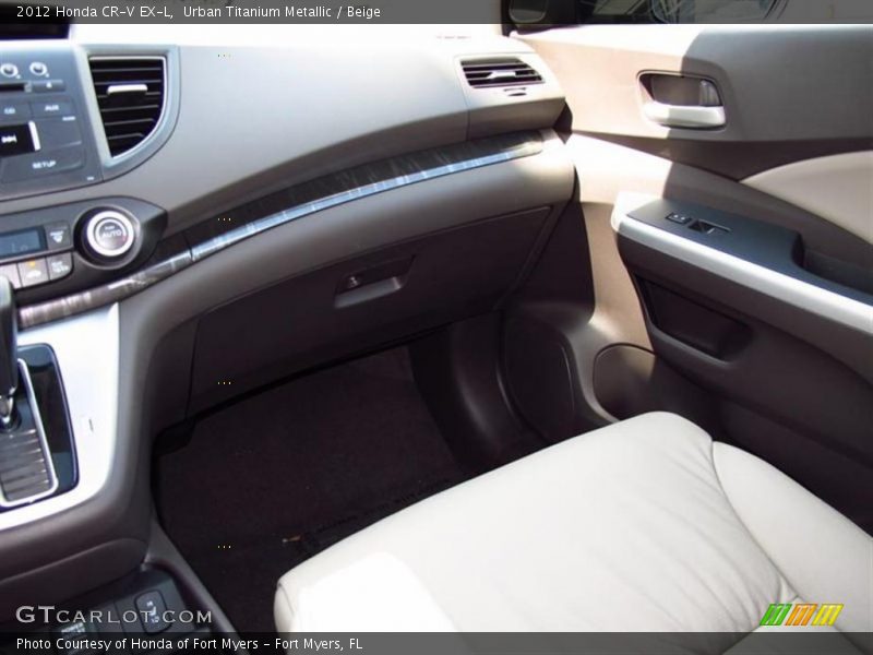 Urban Titanium Metallic / Beige 2012 Honda CR-V EX-L