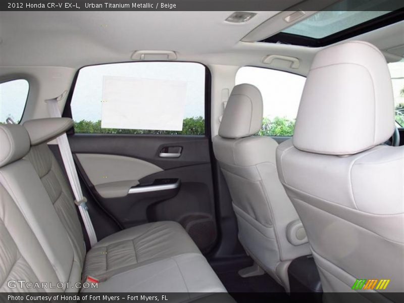 Urban Titanium Metallic / Beige 2012 Honda CR-V EX-L