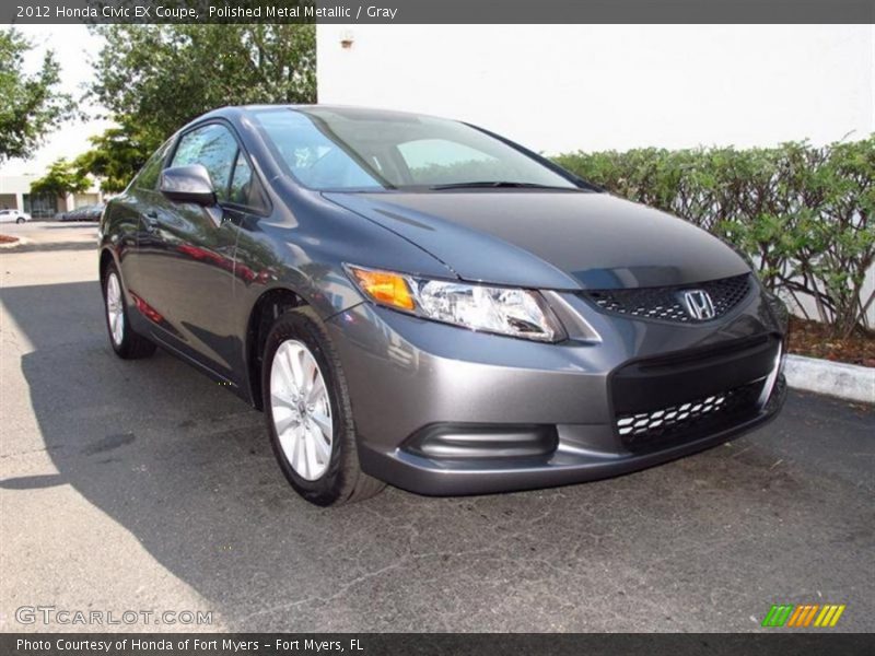 Polished Metal Metallic / Gray 2012 Honda Civic EX Coupe
