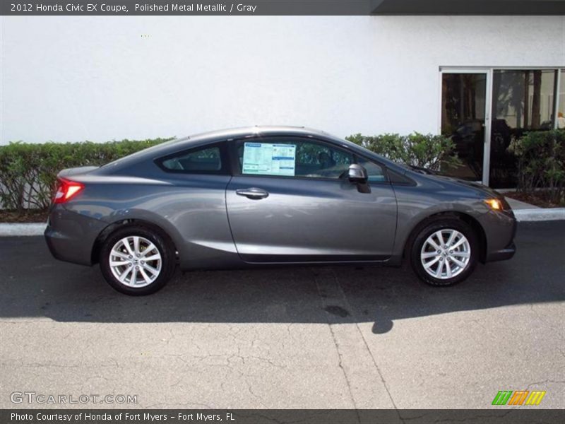 Polished Metal Metallic / Gray 2012 Honda Civic EX Coupe
