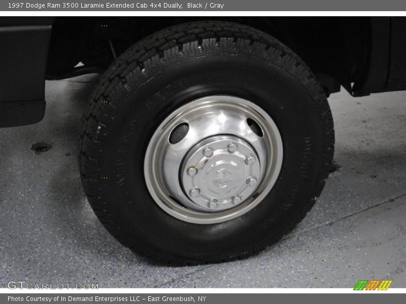 Black / Gray 1997 Dodge Ram 3500 Laramie Extended Cab 4x4 Dually