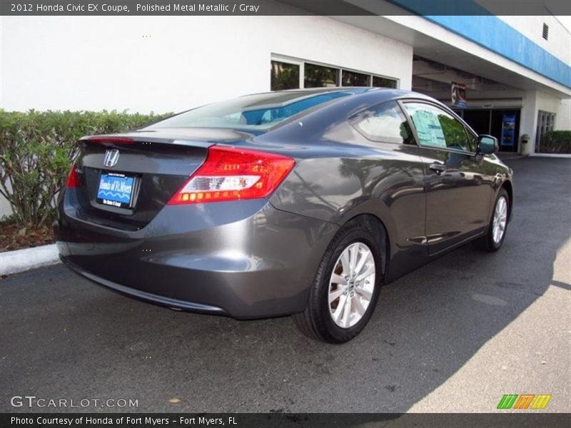 Polished Metal Metallic / Gray 2012 Honda Civic EX Coupe