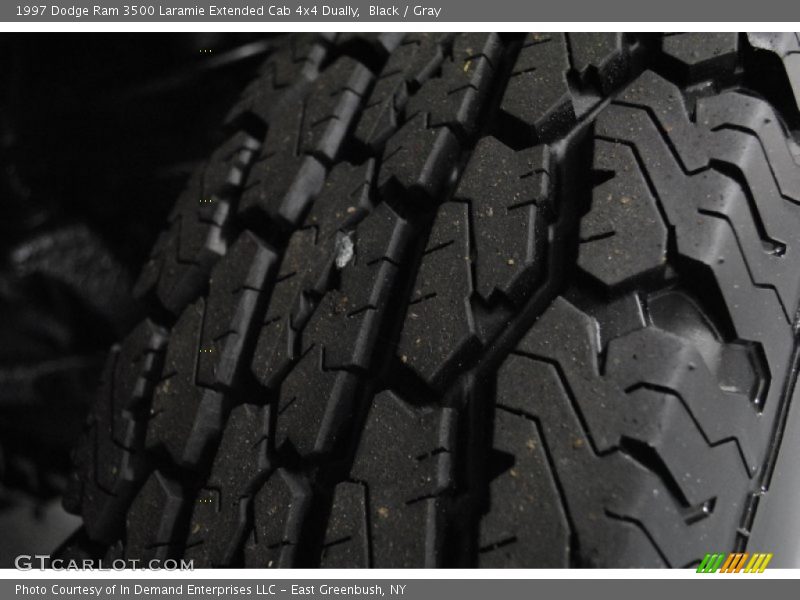 Black / Gray 1997 Dodge Ram 3500 Laramie Extended Cab 4x4 Dually