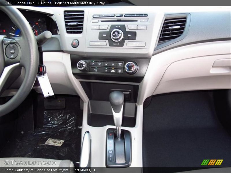 Polished Metal Metallic / Gray 2012 Honda Civic EX Coupe