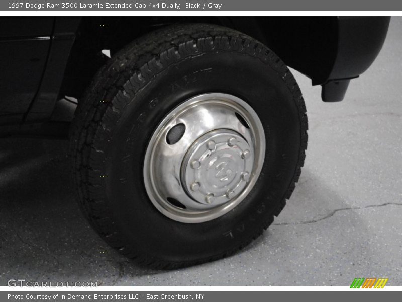 Black / Gray 1997 Dodge Ram 3500 Laramie Extended Cab 4x4 Dually