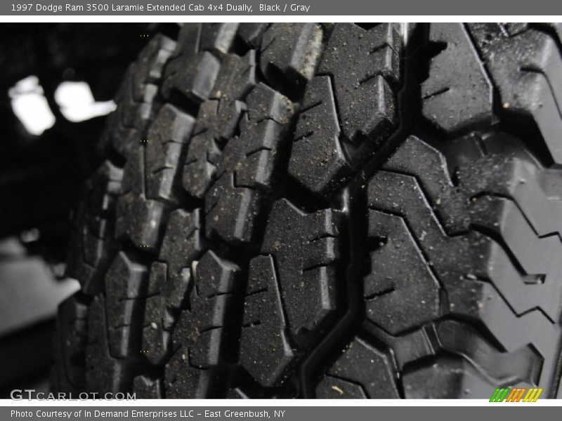 Black / Gray 1997 Dodge Ram 3500 Laramie Extended Cab 4x4 Dually