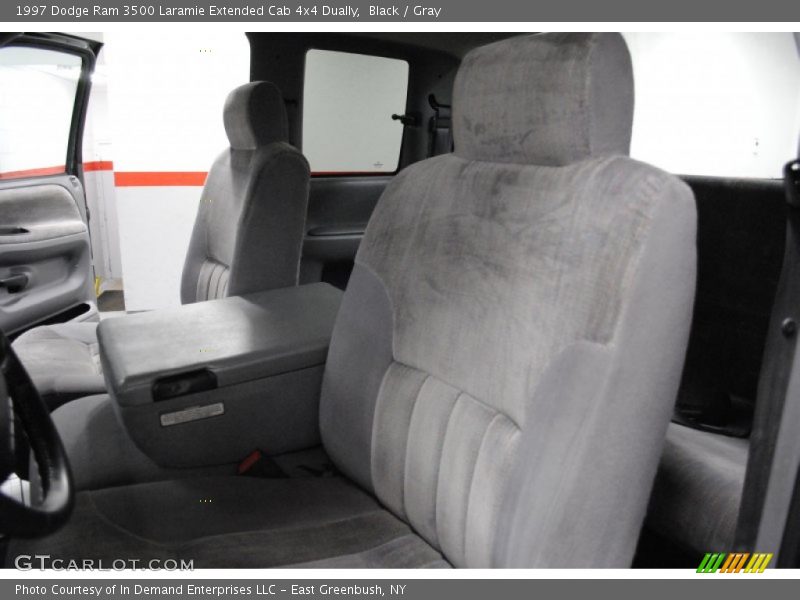 Black / Gray 1997 Dodge Ram 3500 Laramie Extended Cab 4x4 Dually