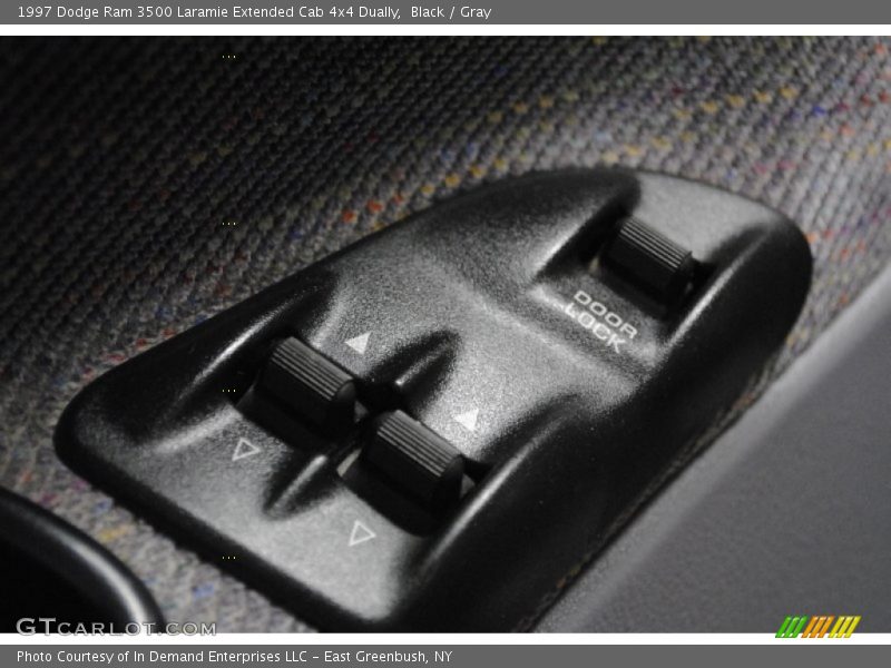 Black / Gray 1997 Dodge Ram 3500 Laramie Extended Cab 4x4 Dually