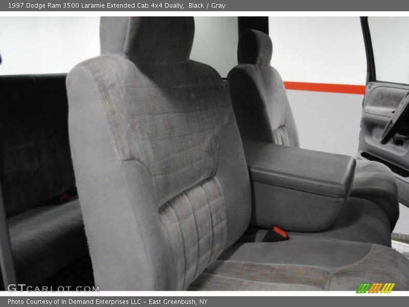 Black / Gray 1997 Dodge Ram 3500 Laramie Extended Cab 4x4 Dually