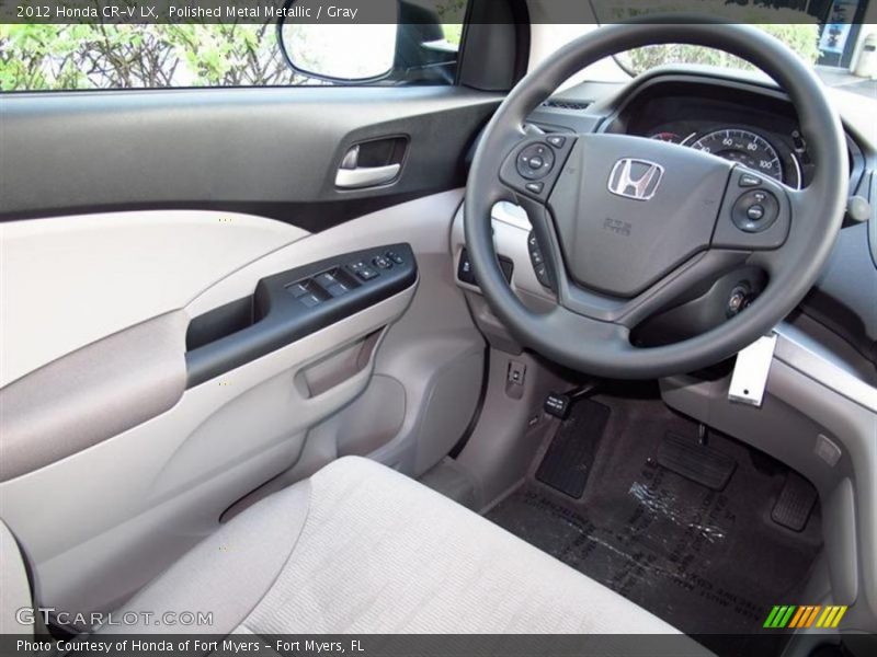 Polished Metal Metallic / Gray 2012 Honda CR-V LX