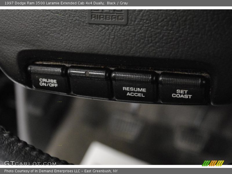 Black / Gray 1997 Dodge Ram 3500 Laramie Extended Cab 4x4 Dually