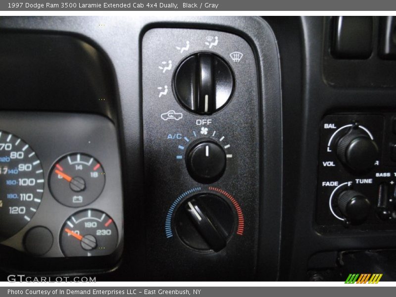 Controls of 1997 Ram 3500 Laramie Extended Cab 4x4 Dually