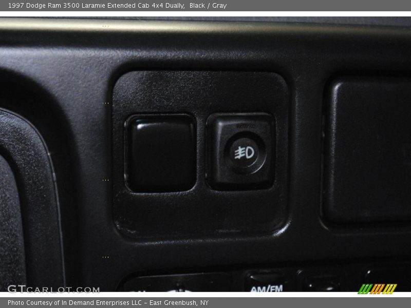 Black / Gray 1997 Dodge Ram 3500 Laramie Extended Cab 4x4 Dually