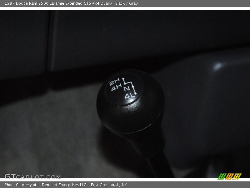 Black / Gray 1997 Dodge Ram 3500 Laramie Extended Cab 4x4 Dually