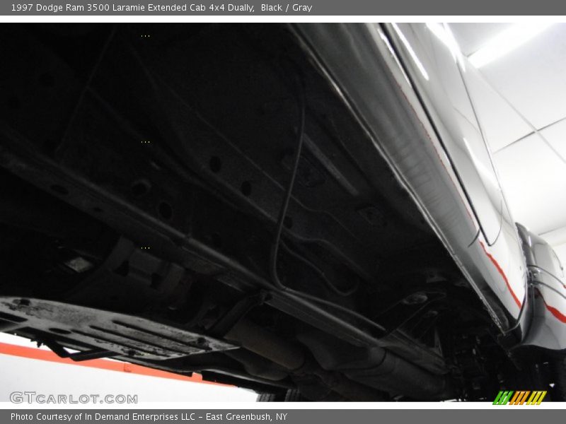 Black / Gray 1997 Dodge Ram 3500 Laramie Extended Cab 4x4 Dually