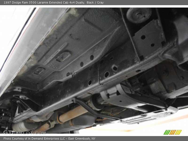 Undercarriage of 1997 Ram 3500 Laramie Extended Cab 4x4 Dually