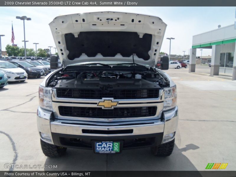 Summit White / Ebony 2009 Chevrolet Silverado 3500HD LTZ Crew Cab 4x4