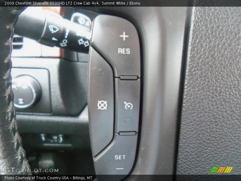Controls of 2009 Silverado 3500HD LTZ Crew Cab 4x4