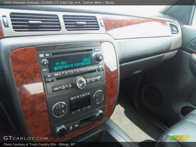 Summit White / Ebony 2009 Chevrolet Silverado 3500HD LTZ Crew Cab 4x4