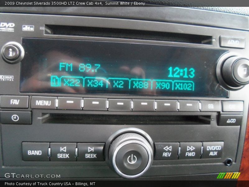 Summit White / Ebony 2009 Chevrolet Silverado 3500HD LTZ Crew Cab 4x4