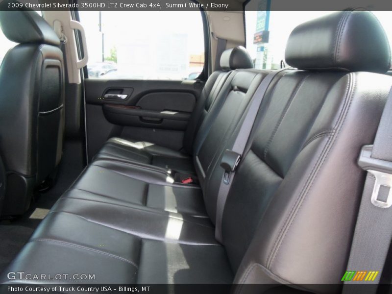 Summit White / Ebony 2009 Chevrolet Silverado 3500HD LTZ Crew Cab 4x4