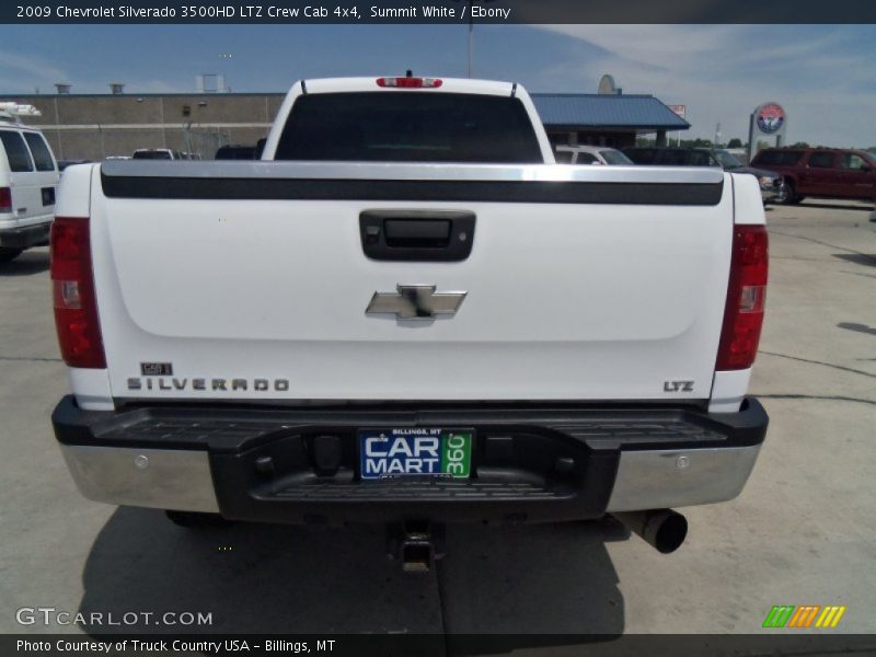 Summit White / Ebony 2009 Chevrolet Silverado 3500HD LTZ Crew Cab 4x4
