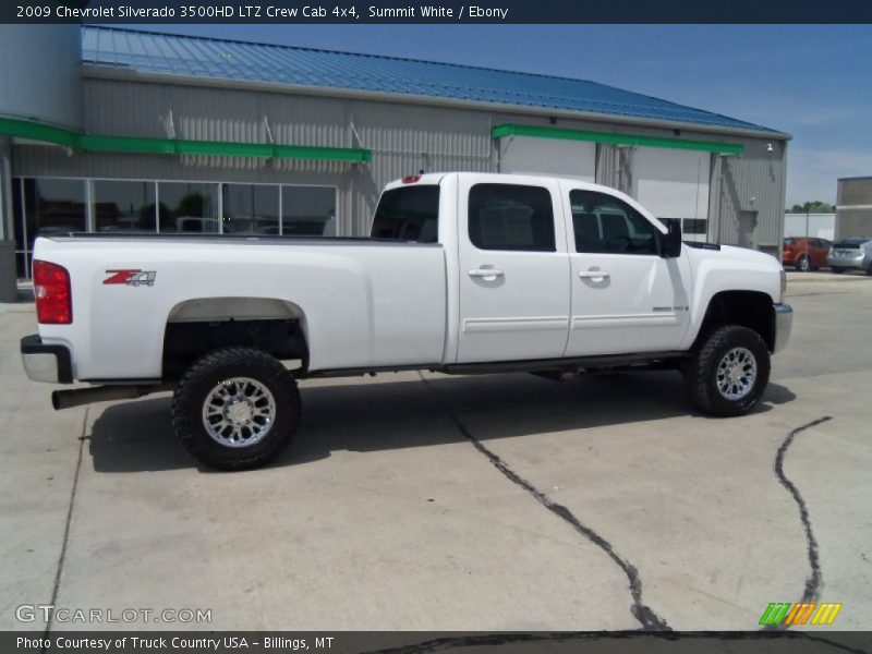 Summit White / Ebony 2009 Chevrolet Silverado 3500HD LTZ Crew Cab 4x4