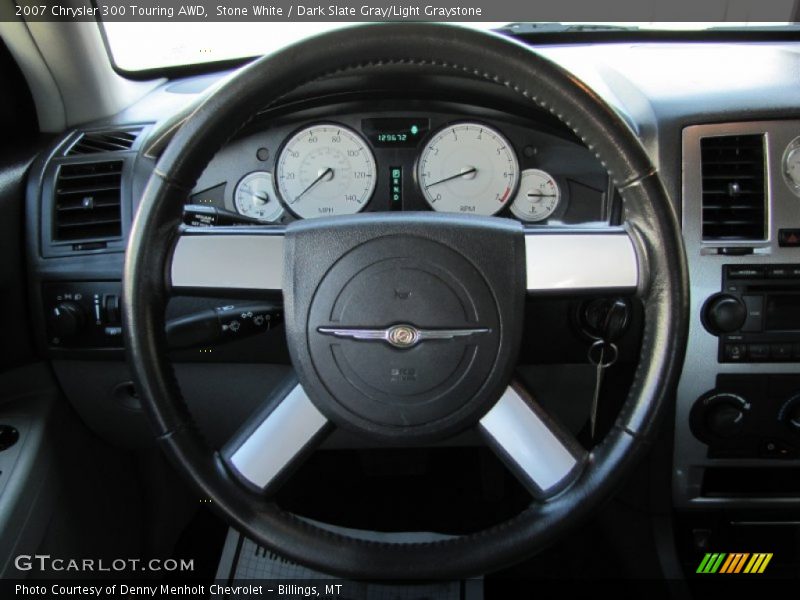 Stone White / Dark Slate Gray/Light Graystone 2007 Chrysler 300 Touring AWD