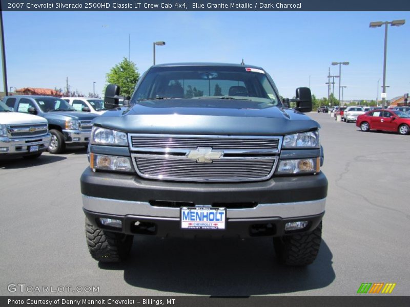 Blue Granite Metallic / Dark Charcoal 2007 Chevrolet Silverado 2500HD Classic LT Crew Cab 4x4