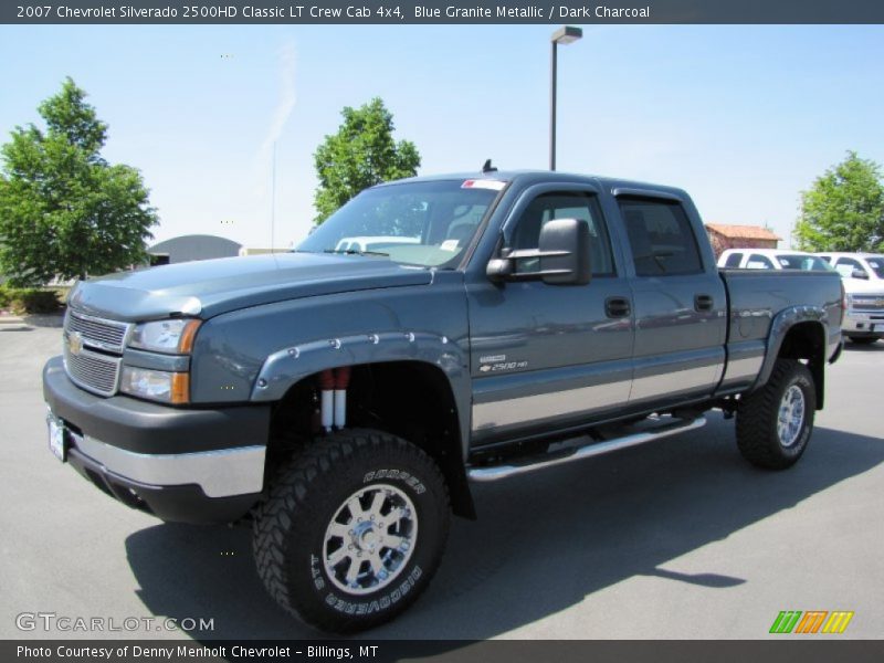 Blue Granite Metallic / Dark Charcoal 2007 Chevrolet Silverado 2500HD Classic LT Crew Cab 4x4